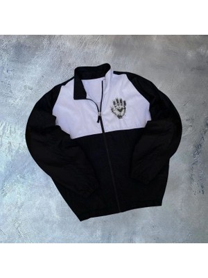 Giyim Center Erkek Uzun Kollu Paraşüt Kumaş Rüzgarlik - Siyah