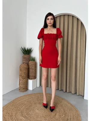 Amara Boutique Hessen Sırt Dekolteli Elbise