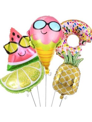 Parti Show Yaz Teması Folyo Balon Seti 5'li