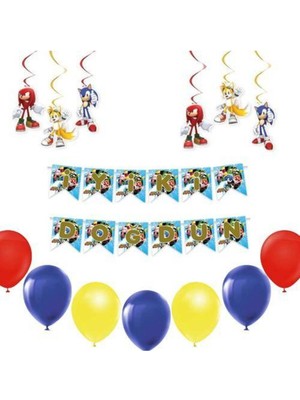 Parti Show Sonic Parti Malzemeleri Seti Ekonomik
