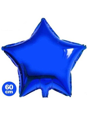 Parti Show Yıldız Folyo Balon Mavi (60 Cm)
