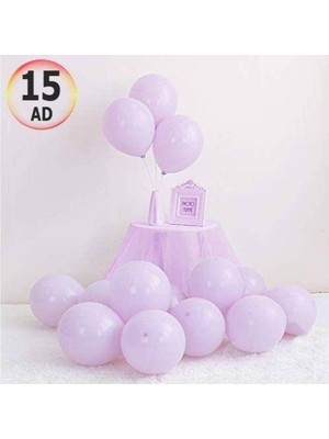 Parti Show Makaron Balon Lila 15 Adet