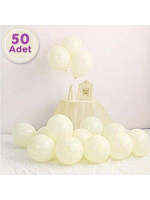 Parti Show 50 Adet - 12'' Makaron Sarı Balon