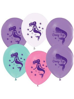 Parti Show Deniz Kızı Balon (8 Adet)