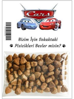 Parti Show Cars Hediyelik Kedi Maması 5 Adet