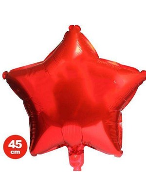 Parti Show Yıldız Folyo Balon Kırmızı (45 Cm)