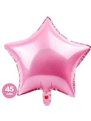 Parti Show Yıldız Folyo Balon Pembe (45 Cm)