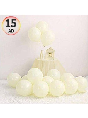 Parti Show Makaron Balon Sarı 15 Adet