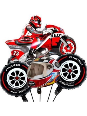 Parti Show Motosiklet Folyo Balon Set 4'lü