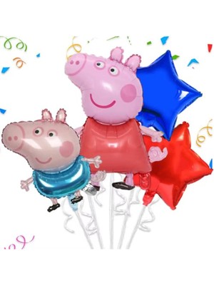 Parti Show Peppa Pig Folyo Balon Set 4'lü