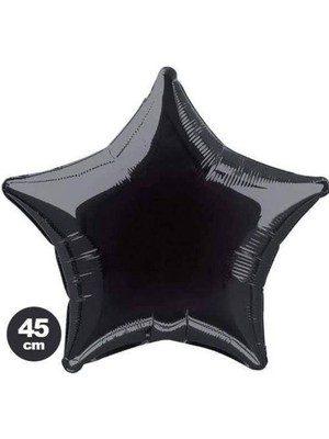 Parti Show Yıldız Folyo Balon Siyah (45 Cm)