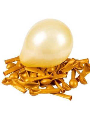 Parti Show 6 Inch Mini Gold Balon 20 Adet