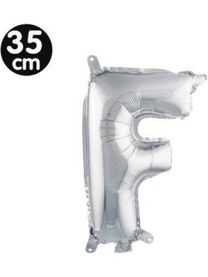 Parti Show F -Harf Folyo Balon Gümüş (35 Cm)