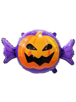Parti Show Halloween Balkabaklı Şeker Folyo Balon 78*48 cm