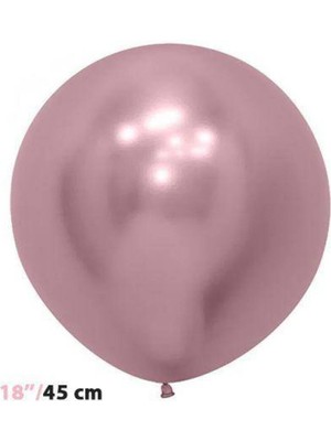 Parti Show Pembe Krom Balon 45 cm
