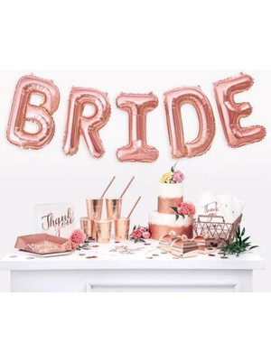 Parti Show Bride Folyo Balon Rose Gold (35 Cm)