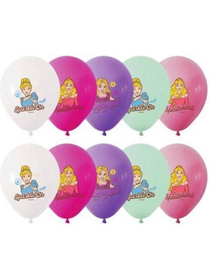 Parti Show Prenses Baskılı Balon (10 Adet)