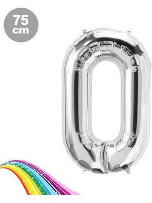 Parti Show 75 cm Gümüş O - Harfi Folyo Balon