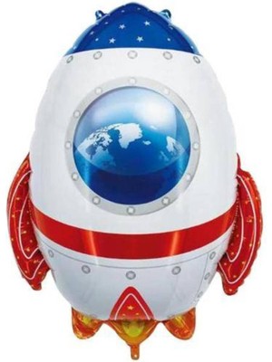 Parti Show Roket Folyo Balon 64*51 cm
