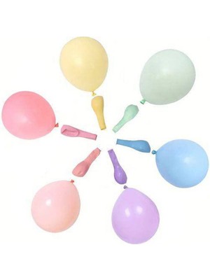 Parti Show 6 Inç Makaron Balon Karışık 20 Adet