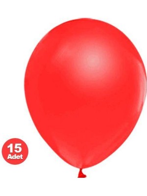 Parti Show Kırmızı Balon Metalik 15 Adet