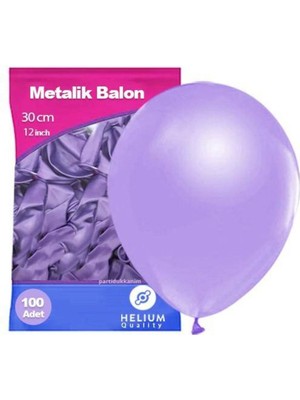 Parti Show Lila Balon Metalik 100 Adet