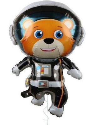 Parti Show Astronot Ayıcık Uzay Folyo Balon 90 cm
