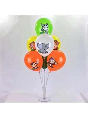 Parti Show Safari Baskılı Balon Standı
