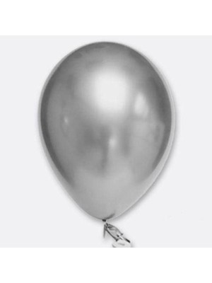 Parti Show Gümüş Krom Balon 5 Adet (30 Cm)