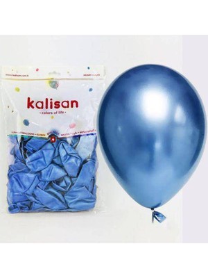 Parti Show Mavi Krom Balon 50 Adet (30 Cm)