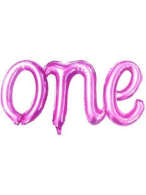 Parti Show One Folyo Balon Pembe 38*110 cm