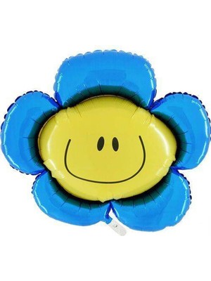 Parti Show Papatya Folyo Balon Mavi 83 cm