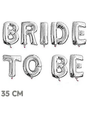 Parti Show Bride To Be Folyo Balon Gümüş (35 Cm)