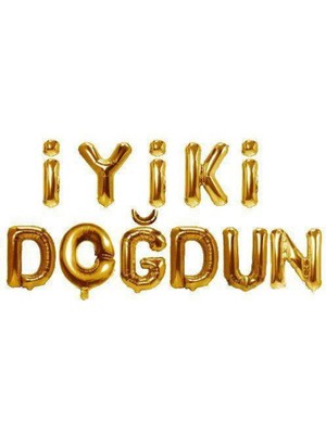 Parti Show Iyi Ki Doğdun Folyo Balon Gold (35 Cm)