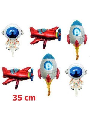 Parti Show Uzay Temalı Folyo Balon 6'lı Set