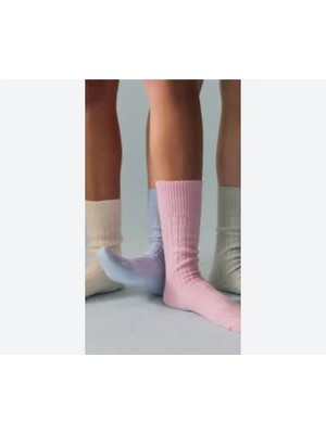 Leovia 4 Lü Unisex Çok Renkli Kolej Çorabı