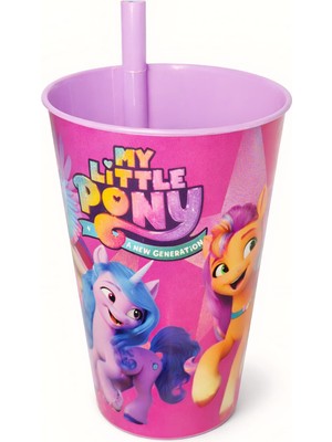 Tuffex Lisanslı My Little Pony Pipetli Bardak 400 ml