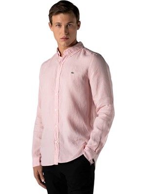 Lacoste Regular Fit Keten Gömlek