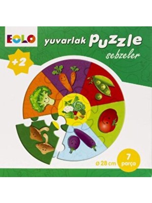 Indispensablely Yuvarlak Puzzle-Sebzeler