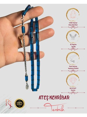 Red Jeans Ateş Kehribar Mavi Tespih