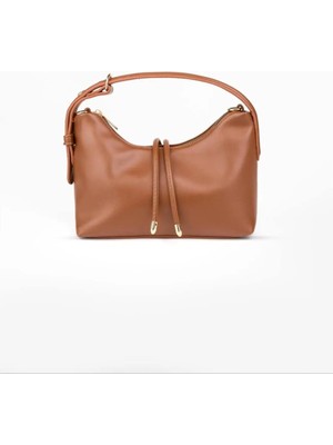 Özüm Çanta Kadın Kol ve Omuz Çantası Taba