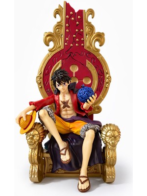 Derin Stok Anime One Piece Luffy Figürü 32 cm