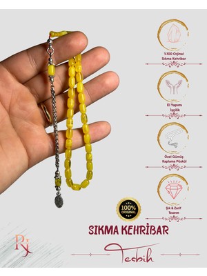 Bilek Boy Sıkma Kehribar Tesbih