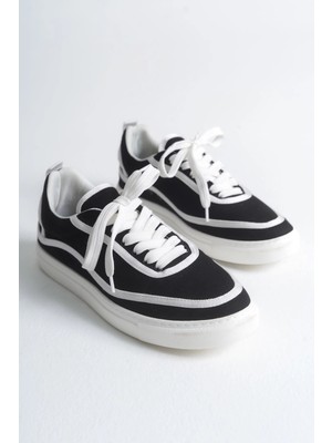 Beruflic RS625 - Keten Erkek Spor Ayakkabı Siyah - Beyaz