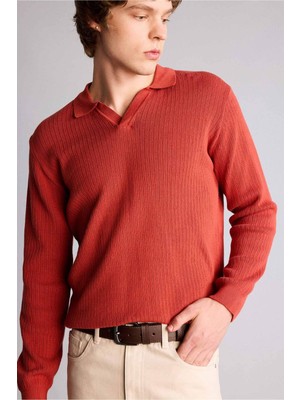 DeFacto Erkek Dikdörtgen Toka Suni Deri Jean KEMERI H5097AXNS