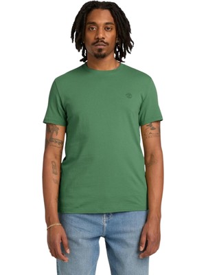 TB0A2BPRA6Z1 Timberland Dunstan Rıver Short Sleeve Tee Erkek T-Shirt Yeşil