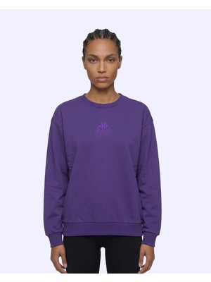 Kappa Milas  Crewneck Kadın Lacivert Comfort Sweatshirt
