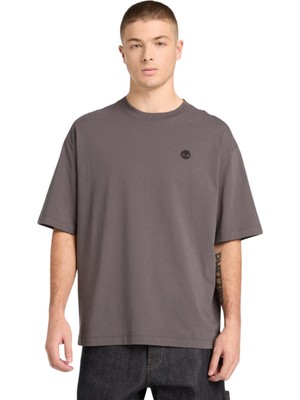 TB0A6GH3W081 Timberland Dunstan Rıver Short Sleeve Tee Erkek T-Shirt Antrasit