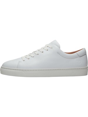 TB0A5TFEEM21 Timberland Dover Essential Low Lace Up Sneaker Erkek Spor Ayakkabı Beyaz