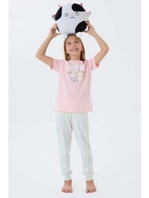 Beruflic Arnetta 3571-2 Kız Çocuk Kısa Kol Pijama Takımı